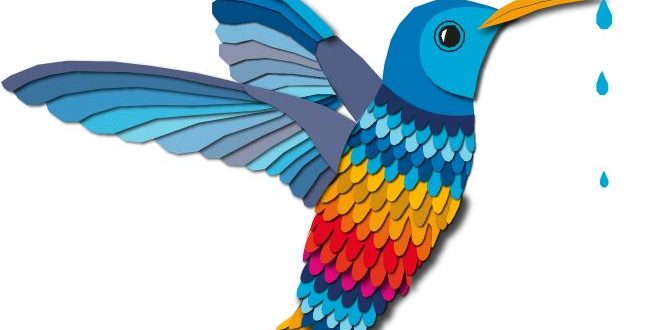le colibri qui fait sa part a été choisi comme emblème par les organistaeurs de la journée mondiale de l'eau 2023